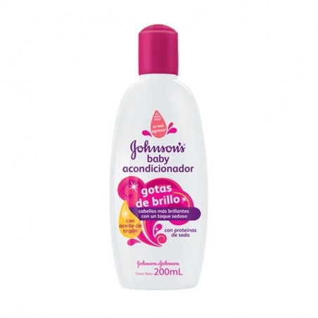 JOHNSON'S BABY Acondicionador GOTAS DE BRILLO x 200ml