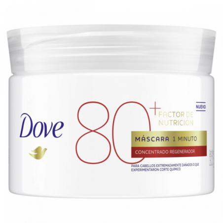 DOVE Máscara Capilar FACTOR NUTRICION 80 x 300gr