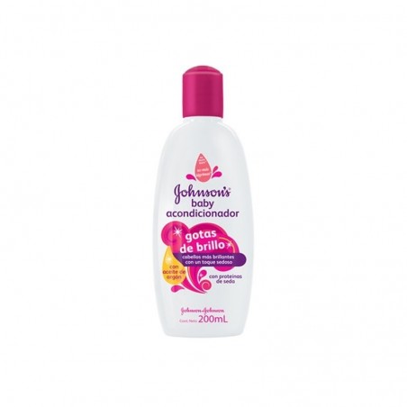 JOHNSON'S BABY Acondicionador GOTAS DE BRILLO x 200ml