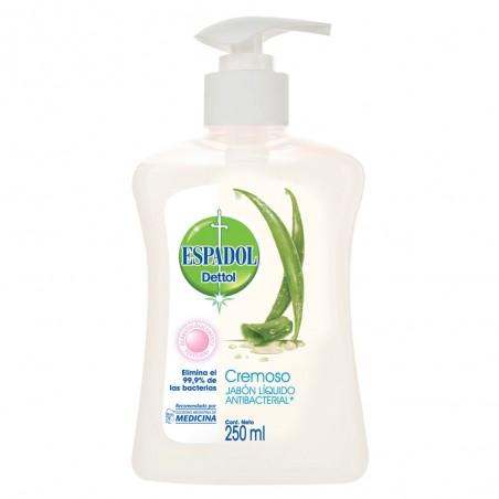 ESPADOL Jabón Líquido CREMOSO ANTIBACTERIAL x 250ml