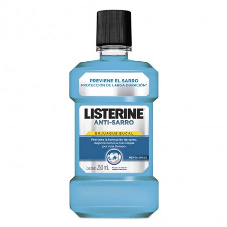 LISTERINE Enjuague bucal ANTI SARRO x 250ml