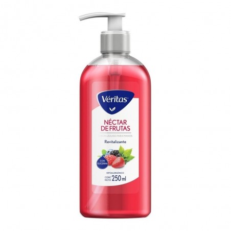 VERITAS Jabón líquido con glicerina NÉCTAR DE FRUTAS x 250ml