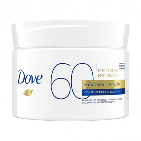 DOVE Máscara FACTOR NUTRICION 60 + 1MIN x 300gr