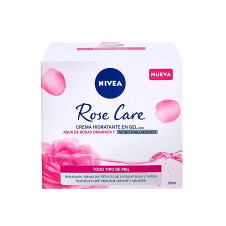 NIVEA ROSE Crema hidratante en gel HIALURONICO x 50ml