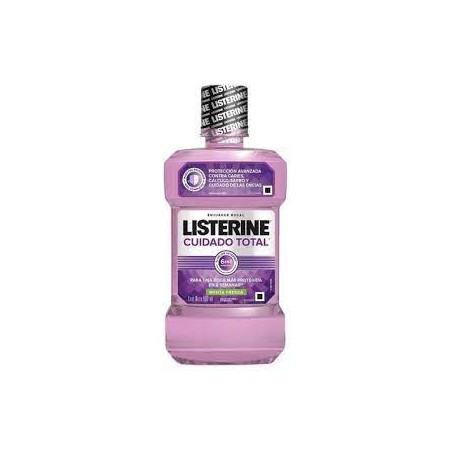 LISTERINE Enjuague bucal TOTAL con fluor x 500ml