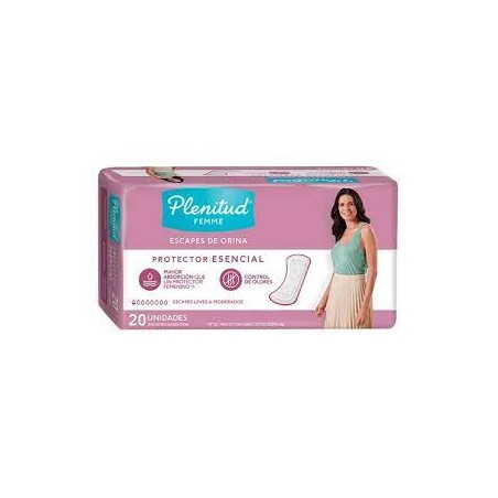 PLENITUD FEMME Protectores diarios ESENCIAL x 20uns