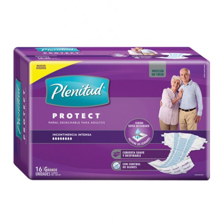 PLENITUD Pañales para adultos PROTECT XG x 16uns