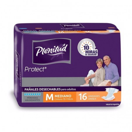 PLENITUD Pañales para adultos PROTECT M x 16uns