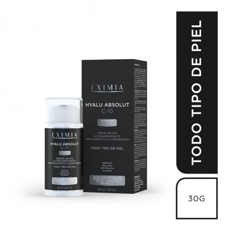 Eximia - Hyalu Absolut C-10 - Crema de Día Ultrahidratante, Antioxidante e iluminadora 39grs