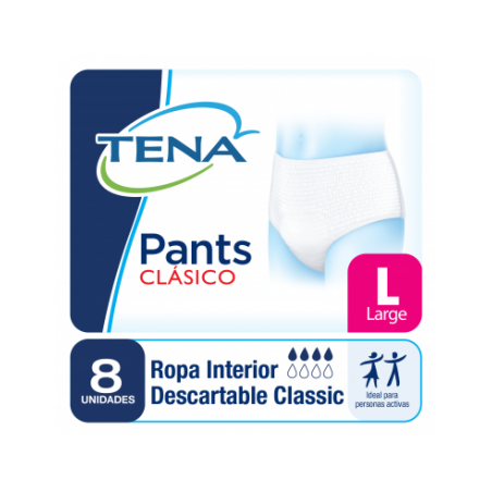 TENA ROPA INT ADULTOS CLÀSICO UNISEX TL X 8