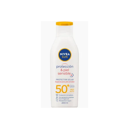 NIVEA PROT PIEL SENSIBLE SPF50 X 200ML