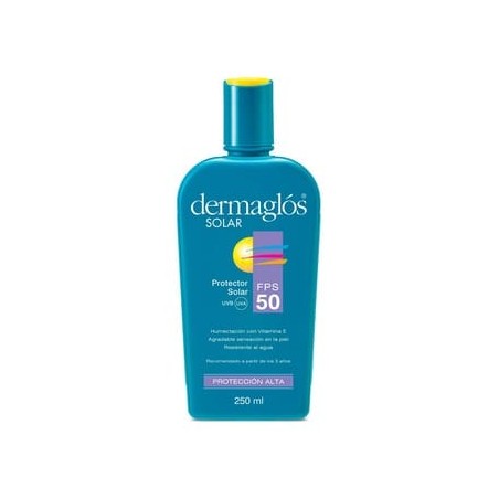 DERMAGLOS SOLAR Emulsión resistente al agua FPS50 x 250ml