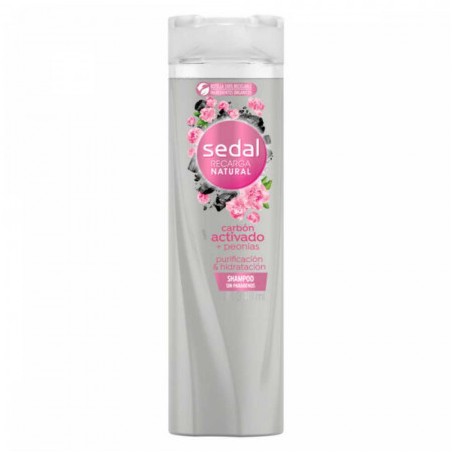 SEDAL SHAMPOO CARBON ACTIVADO Y PEONIAS 340 ML