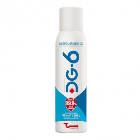 Dg 6 Alcohol En Aerosol Sanitizante De Manos Y Objetos 145ml