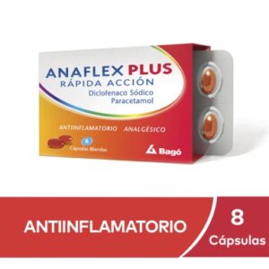 Anaflex Plus Rápida Acción Caps X 8