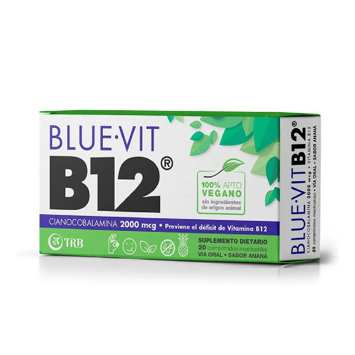 Blue-Vit B12 Sabor Ananá Comp Mast X20