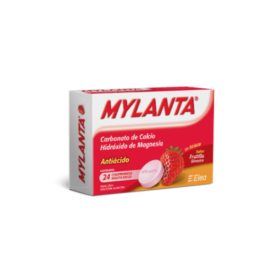 Mylanta Frutilla Silvestre Comp Masticable x24