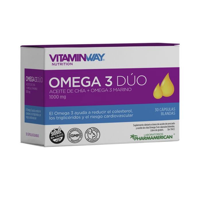 Omega 3 Duo Vitamin Way Cáps.X 30