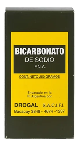 Bicarbonato De Sodio Drogal Caja X 250 g