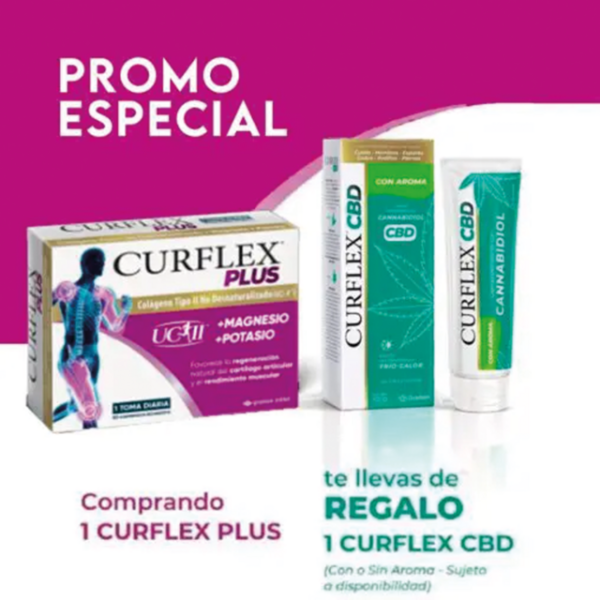 Curflex Plus Comp. X 30 + CBD Crema X 100 g - Del Pueblo Tigre