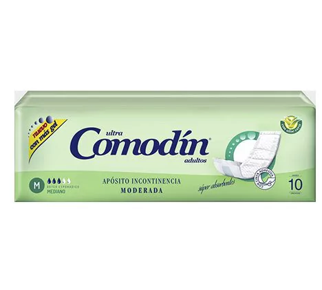 Comodín Apósitos Incontinencia Moderada X 10