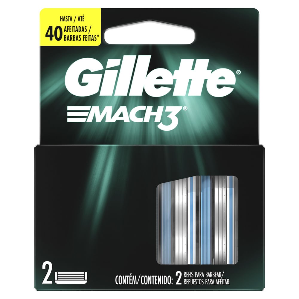 Gillette Cartucho Mach3 X 2 unds