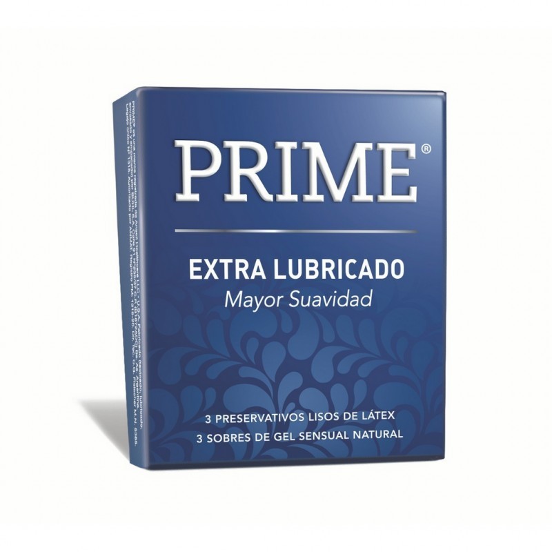 Prime Preservativo Extra Lubricado X 3 Unds