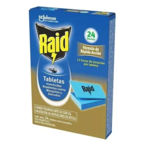 Raid Tabletas Insecticidas X 24 Uds