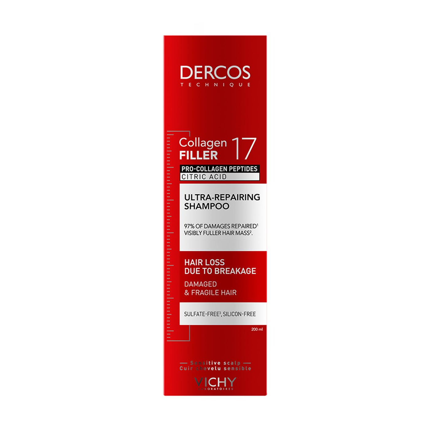 Dercos Collagen Filler 17 Shampoo Reparador x 200ml