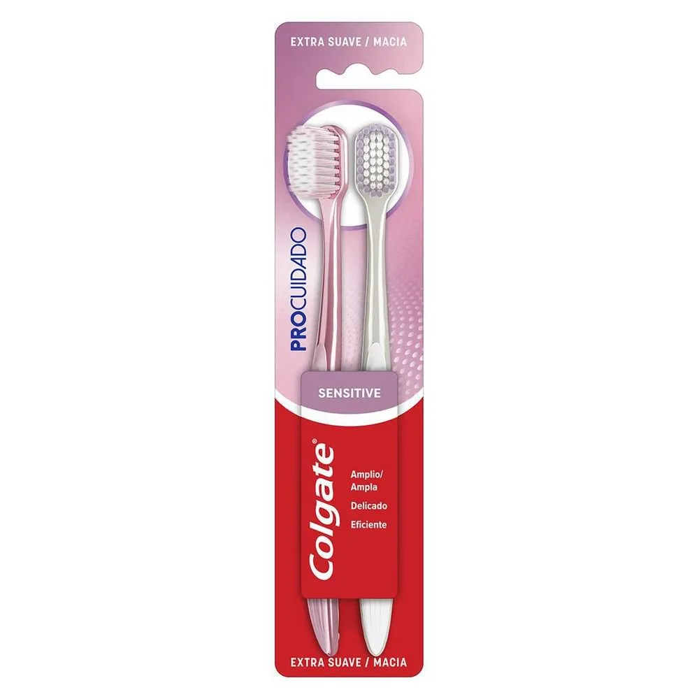 Colgate Cepillo Pro Cuidado Sensitive x 2