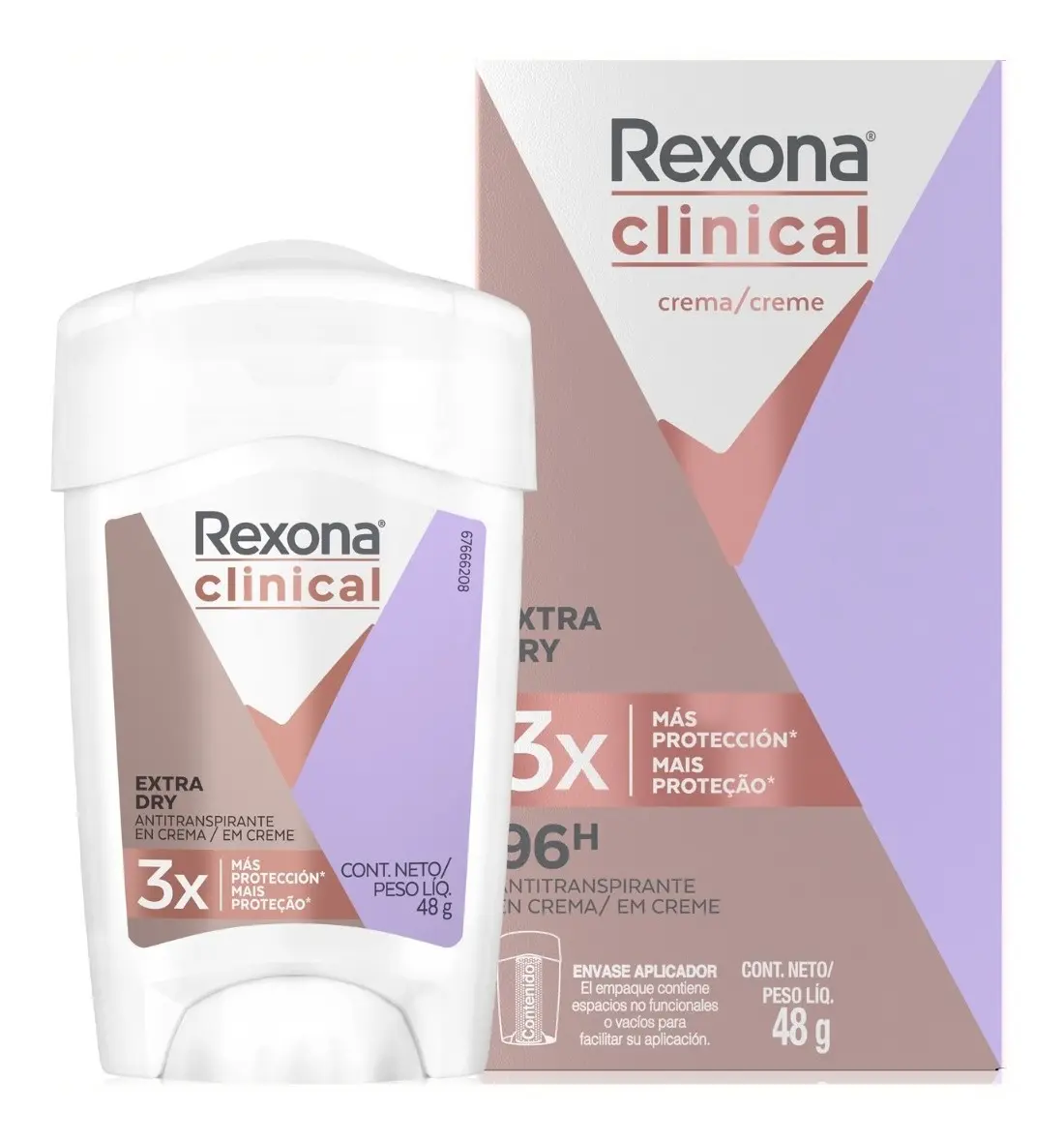 Rexona Clinical Woman Extra Dry Crema x 48g