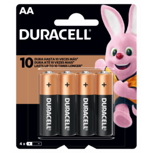 Pilas Duracell AA4 X 4 uds