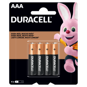 Pilas Duracell AAA4 X 4 uds