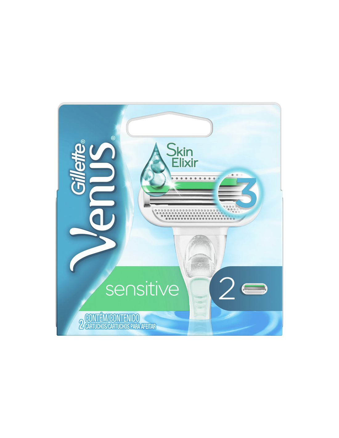 Gillette Venus Skin Protect Sensitive Repuestos x 2