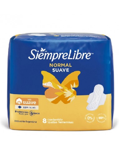 Siempre Libre Normal Dual Protect x 8 uds